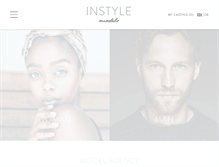 Tablet Screenshot of instyle-models.com